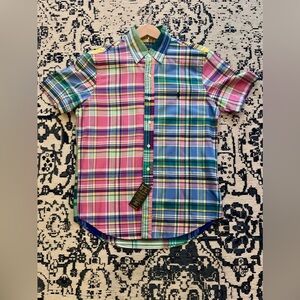 Ralph Lauren Vibrant Plaid Button Down Shirt